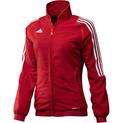 Dámská bunda-mikina  Adidas na zip červená